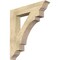 Ekena Millwork Merced Traditional Rough Sawn Bracket, Douglas Fir, 6"W x 36"D x 40"H BKT06X36X40MRC01RDF - alternate 1